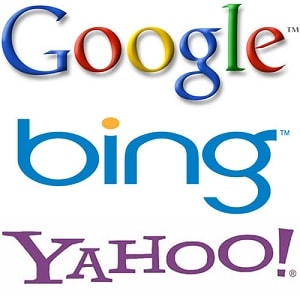 Motori di ricerca: Google, Yahoo, Bing