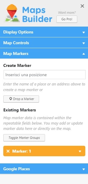 come configurare il plugin Google Maps Builder WordPress