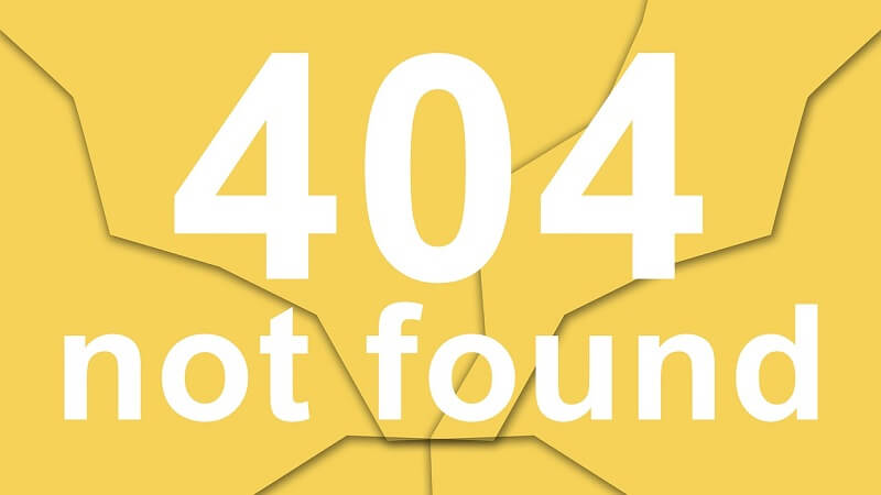 Error 404 not found - Come risolvere il problema